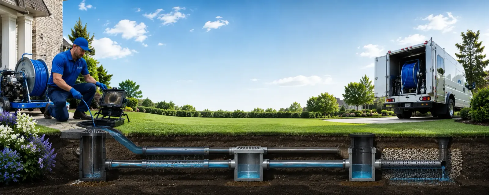 Outdoor drain cleaning information for Saint Henry, OH